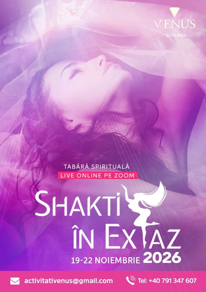 SHAKTI ÎN EXTAZ - TABĂRA INTERNAȚIONALĂ PENTRU FEMEI, 19-22 noiembrie 2026